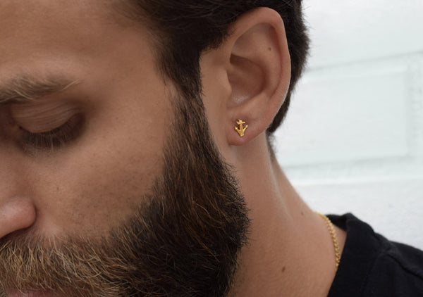 ANCHOR stud earrings
