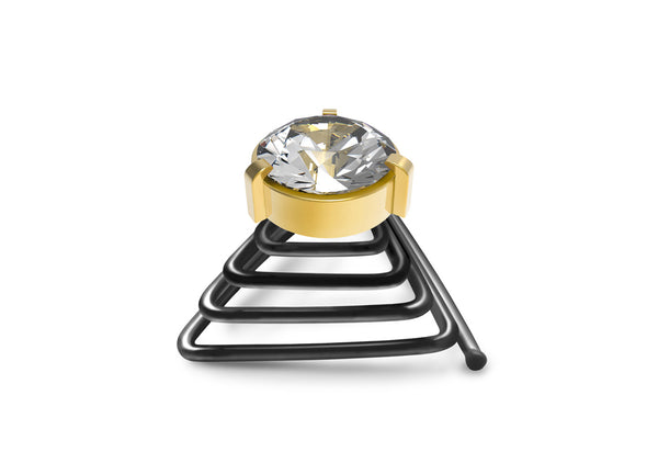 Krato Milano jewelry for beard grooming ideas shop medium diamond by Italian designer Krato Milano