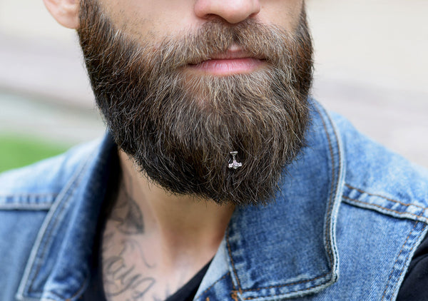 Thor's Hammer beard jewelry