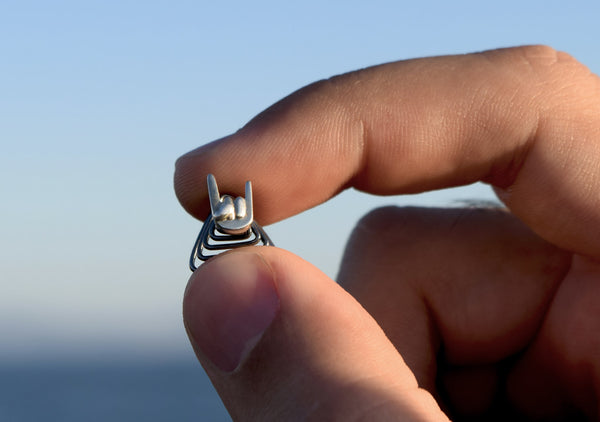 best gift for bearded man is a rocker beard piercing by Krato Milano