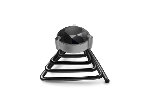 Black Silver Beard Crystal