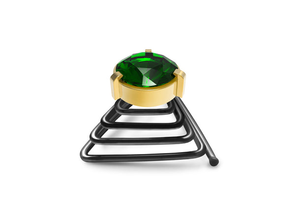 Emerald Gold Beard Crystal