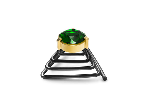 Emerald Gold Beard Crystal