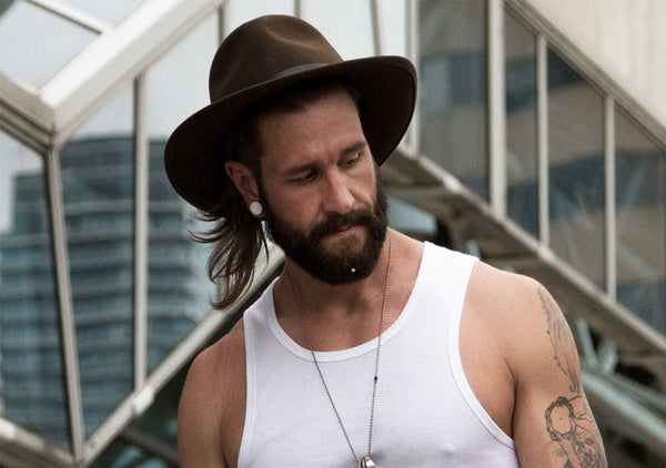 fashion week street style luxury beard diamond crystal for short beard