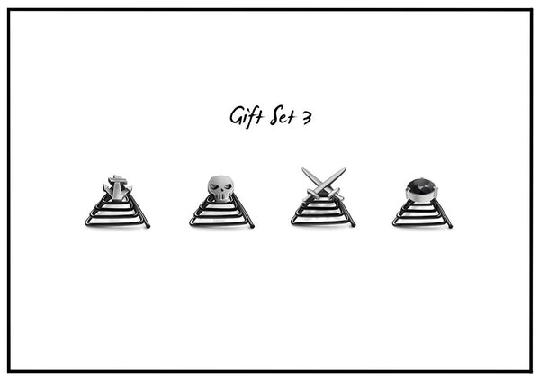 Silver Gift Set - 4 jewels