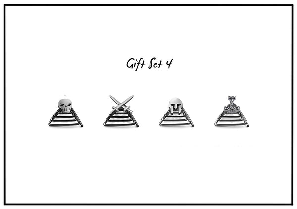 Silver Gift Set - 4 jewels