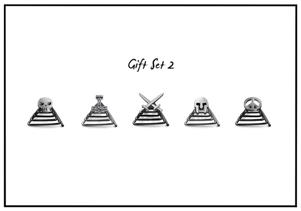 Silver Gift Set - 5 jewels