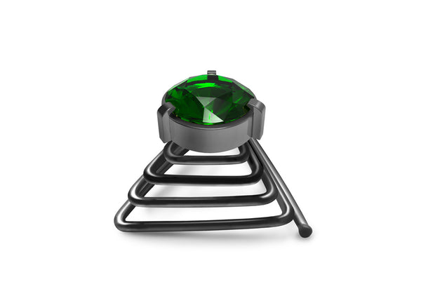 Emerald Silver Beard Crystal