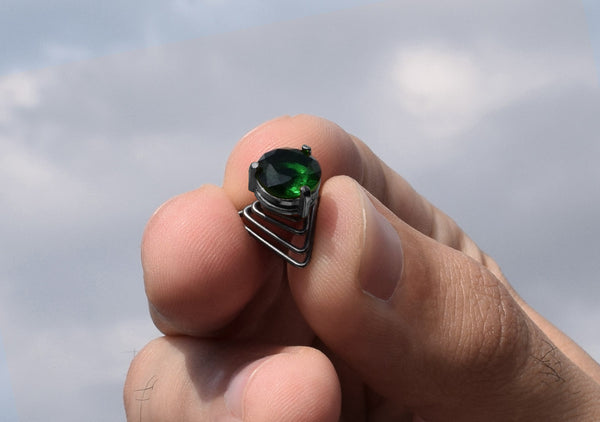 Emerald Silver Beard Crystal