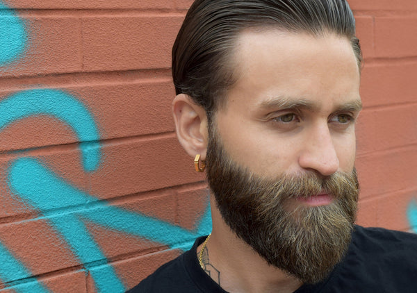 MADNESS hoop earrings for men