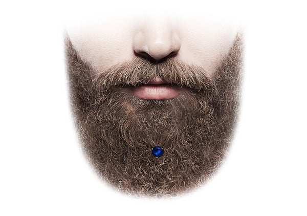 Sapphire Silver Beard Crystal