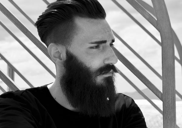 luxurious big diamond for bearded man Italian design beard bling Krato Milano