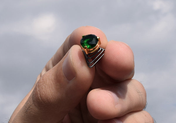 Emerald Gold Beard Crystal