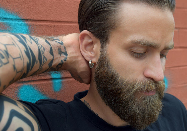 MADNESS hoop earrings silver