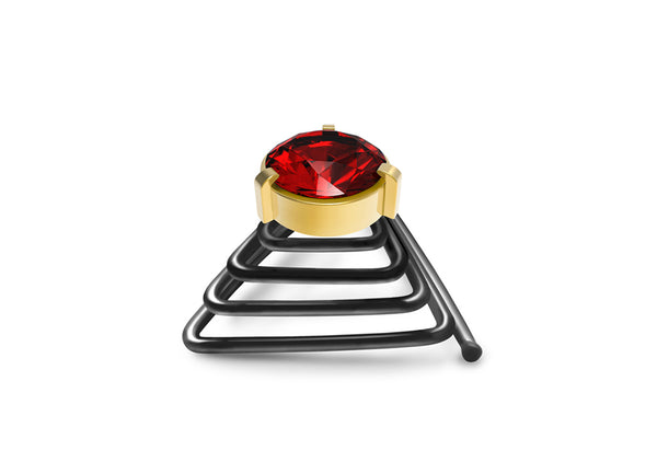 Ruby Golden Beard Crystal