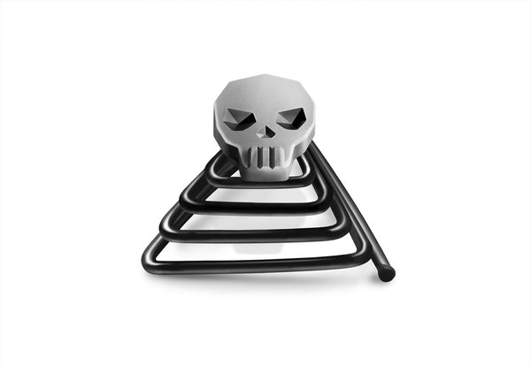 skull beard piercing made in Italy twist jewelry Krato Milano