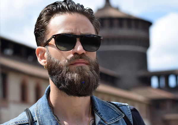 Sapphire Silver Beard Crystal