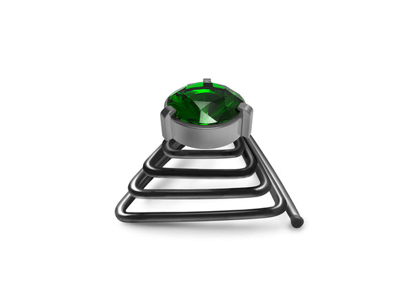 Emerald Silver Beard Crystal